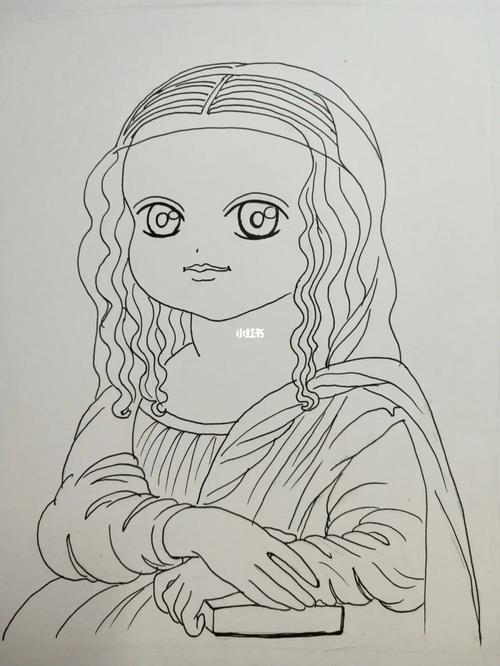 手绘立体书《蒙娜丽莎》_立体书_手绘_画作_油画_画家