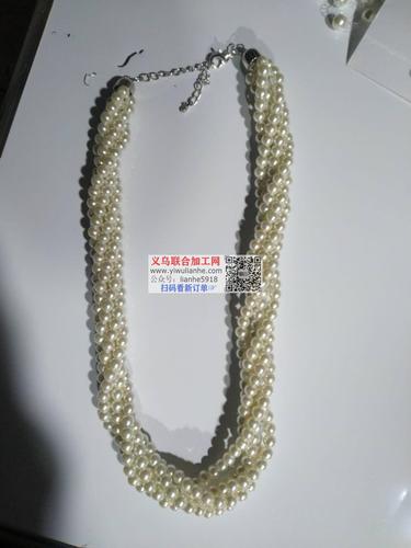 项链串珠手工活外发寻找会做这样子项链的