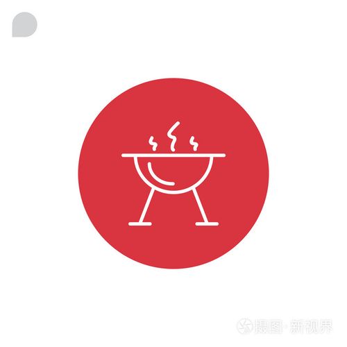 火盆烧烤图标