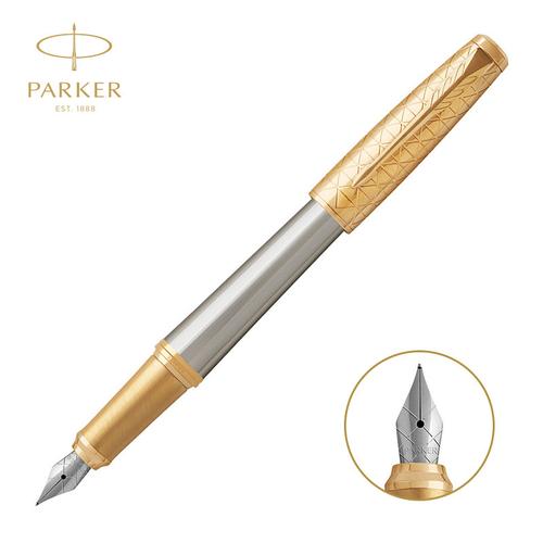 派克钢笔(parker)都市系列磨砂黑杆金夹墨水笔(都市简影金夹墨水笔