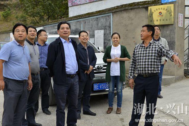 县委书记谭业明到峡口镇,昭君镇检查指导工作