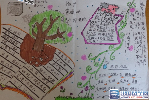 说普通话写规范字手抄报