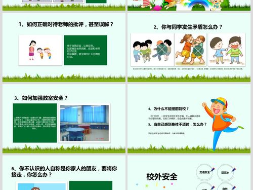 幼儿园校园活动安全课间活动安全教育ppt