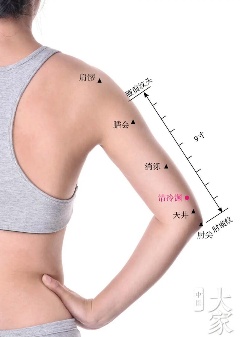 今日穴位分享 手少阳三焦经 清冷渊.手少阳三焦经天井上一寸