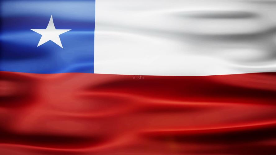 智利国旗旗帜视频素材_1920x1080_高清视频素材下载(编号:2689422)