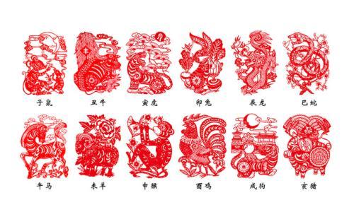十二生肖剪纸的过程