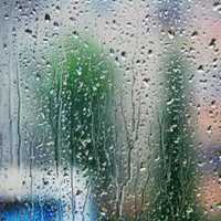 微信超拽头像 - 玻璃雨滴唯美意境头像