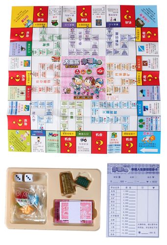 正版包邮q大号q版大富翁世界之旅中国之旅强手游戏棋桌面玩具棋牌_7折