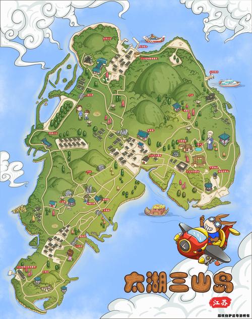 三山岛手机导游【全景地图,园内导航,线路推荐,自动讲解】