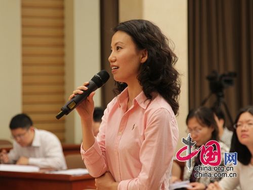 中央电视台记者提问