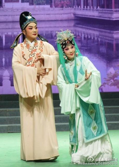 王素君先生亲传弟子李斌(大),魏俊英《必正与妙常》剧照