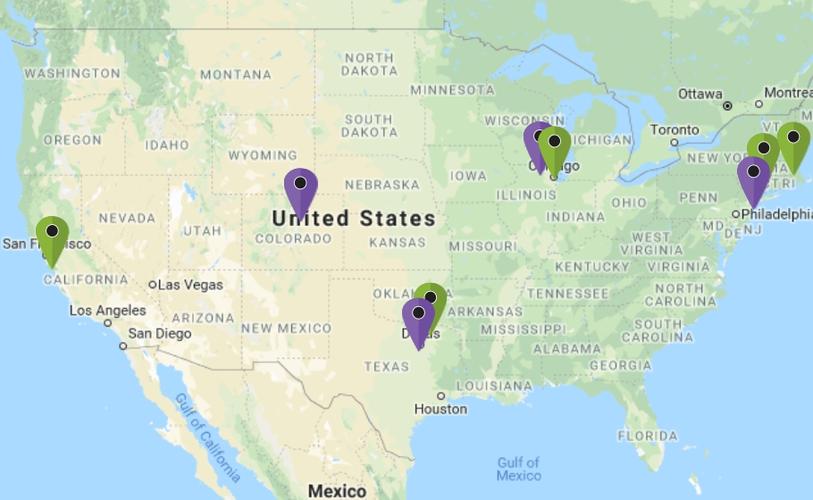 locations