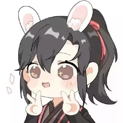 今年火了《魔道祖师》动漫情侣头像,萌系忘羡好可爱,无辜的大眼