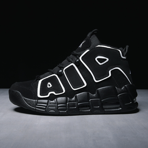 bomina篮球鞋男空军一号怒吼天尊潮牌运动鞋嘻哈潮鞋皮蓬大air高帮