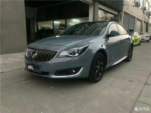 > 别克君威贴膜水泥灰