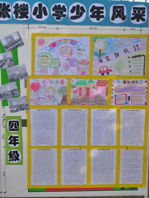 张楼小学学生展板设计比赛