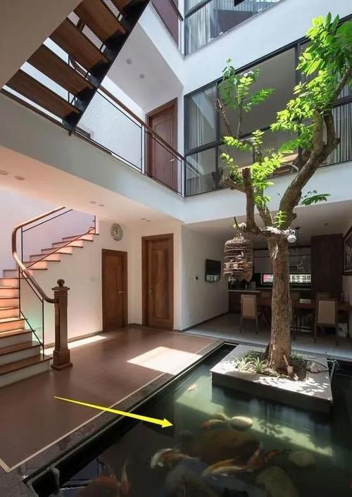 天井这么美,不用来挖鱼池太浪费了!