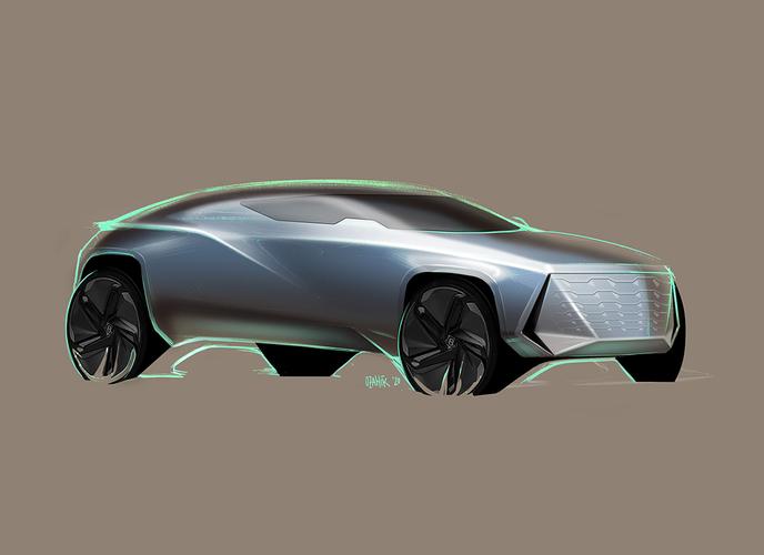 教你画帅气的汽车手绘图,值得学习的好作品!