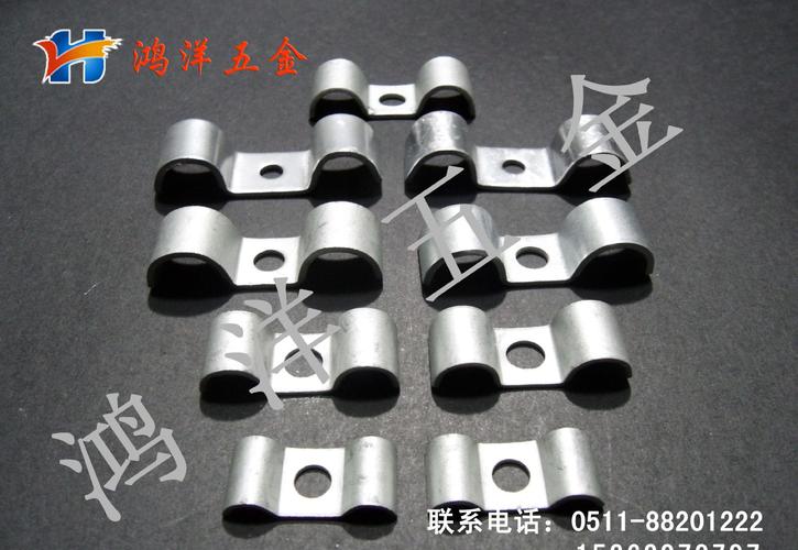仪表双管卡,双耳单孔管卡,不锈钢管卡,热镀锌双管卡
