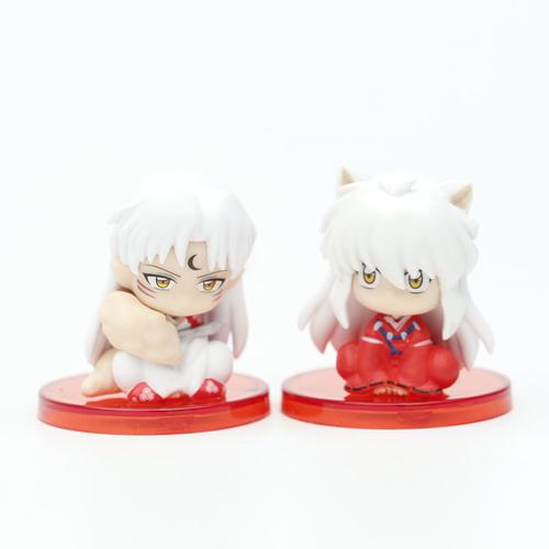 4款犬夜叉q版手办公仔 坐姿 杀生丸戈薇弥勒手办模型