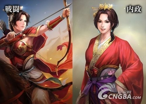 《三国志13》女武将高清立绘 海量截图赏析