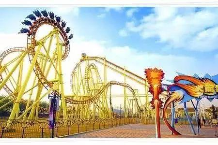 潍坊富华游乐园双环过山车