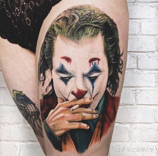 小丑文身 joker tattoo