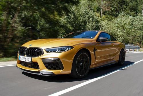 锡兰金宝马m8美图欣赏,这是宝马最正点的金色?