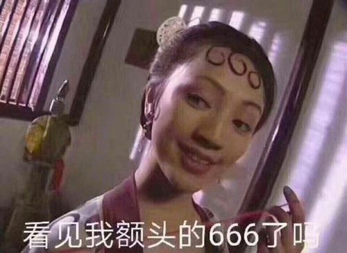 看见我额头上的666嘛 表情包
