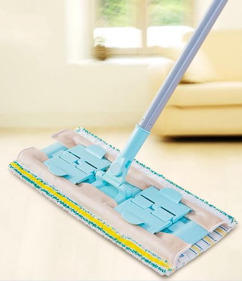 宝家洁平板拖 木地板夹固式拖把