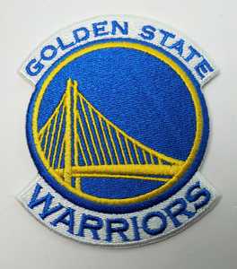 nba金州勇士队徽warriors篮球刺绣补丁贴绣花布贴背胶logo臂章
