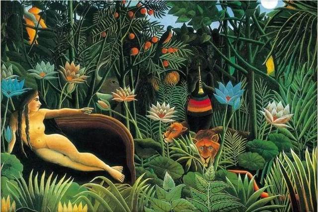 梦 亨利·卢梭 205x299cm 1910年