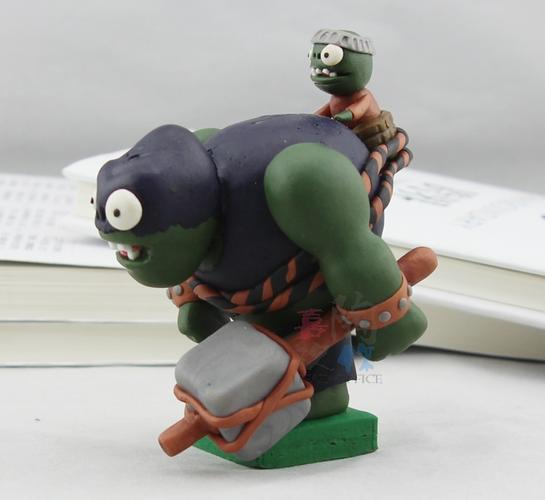 软陶手工摆件 植物大战僵尸2黑暗时代 巨人僵尸 diy公仔 陶泥饰品