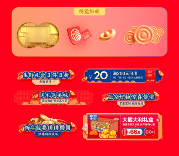 2021京东生鲜年货节视觉总结