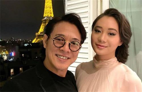 李连杰小女儿为爸爸庆57岁生日,患抑郁症的jada感恩父亲一路相伴