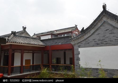 十笏园仿古青砖瓦房