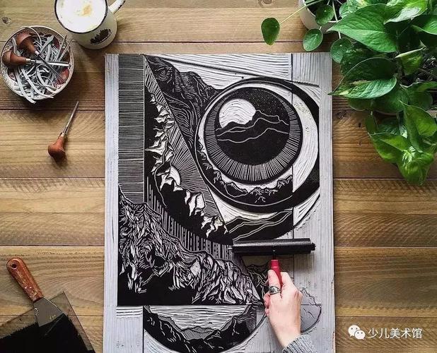 版画| 制作虽然麻烦,效果出来的那一刻,值了!