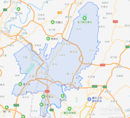 重庆市北碚区旅游攻略