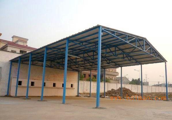 彩钢瓦自行车棚报价,专业的彩钢瓦遮雨棚特供