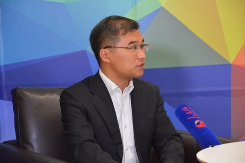 北京师范大学金砖国家合作中心主任王磊(记者 李彤摄)