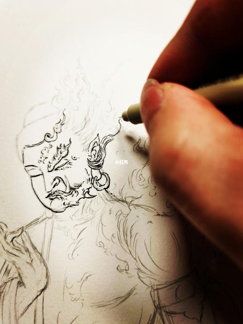 一念之间手稿_绘画_文化_绘画