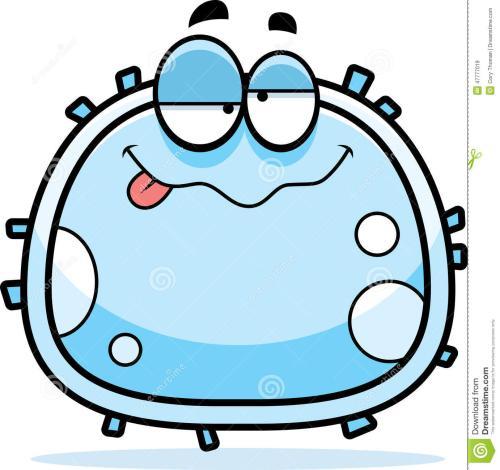 白细胞卡通简笔画