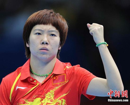 李晓霞当选伦敦奥运最佳女运动员:印证乒球地位