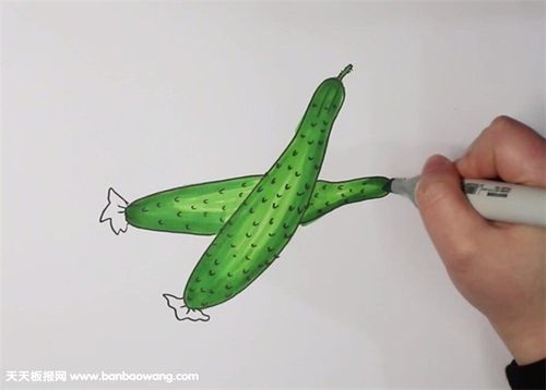 黄瓜简笔画