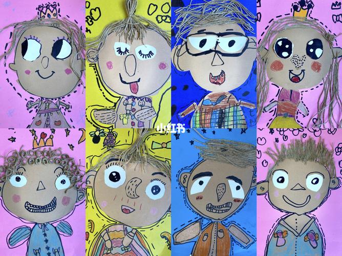 儿童画《镜子里的我》#4-6岁_美术_儿童创意美术_母婴