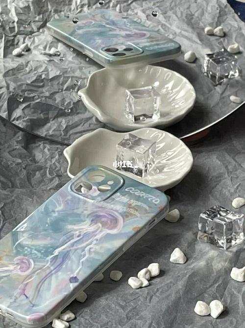 迷幻水母手机壳_手机壳_水母_原创手机壳_科技数码_移动数码_移动配件