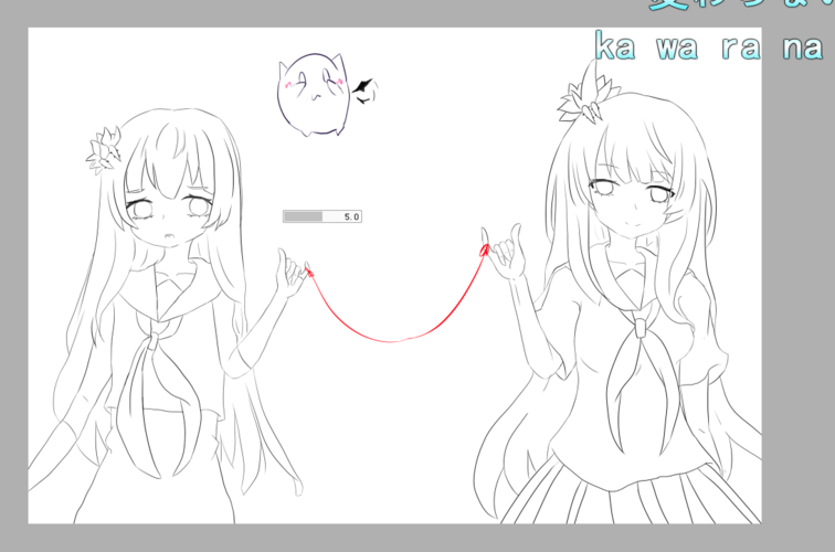 [空]潘多拉合绘过程x