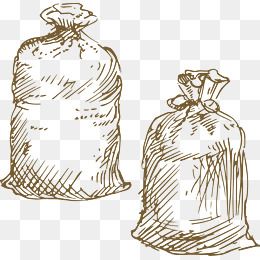 素描麻袋图片大全