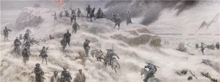 《直罗镇大捷》是一幅以直罗镇战役为主题的油画作品.