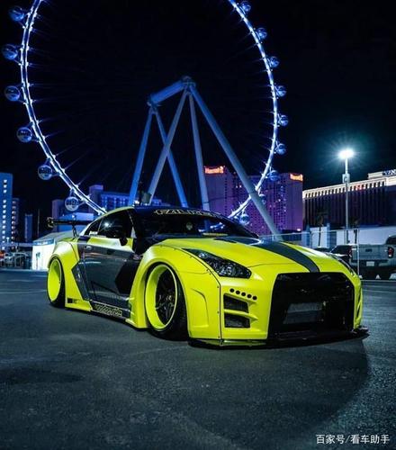 夜太美之爆改gtr,尾灯很漂亮